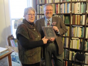 Mary Maguire Lerman and Kent Petterson at Terrace Horticultural Books. 