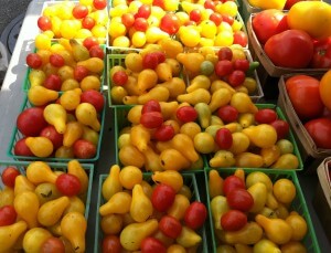 Whether from a farmers' market or your garden, tomatoes are plentiful  now. 