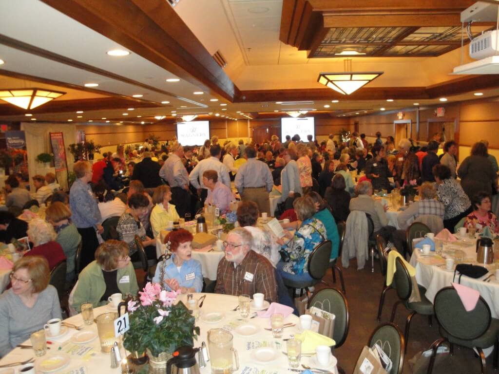 The MSHS Garden Gala attracts big crowds of plant lovers.