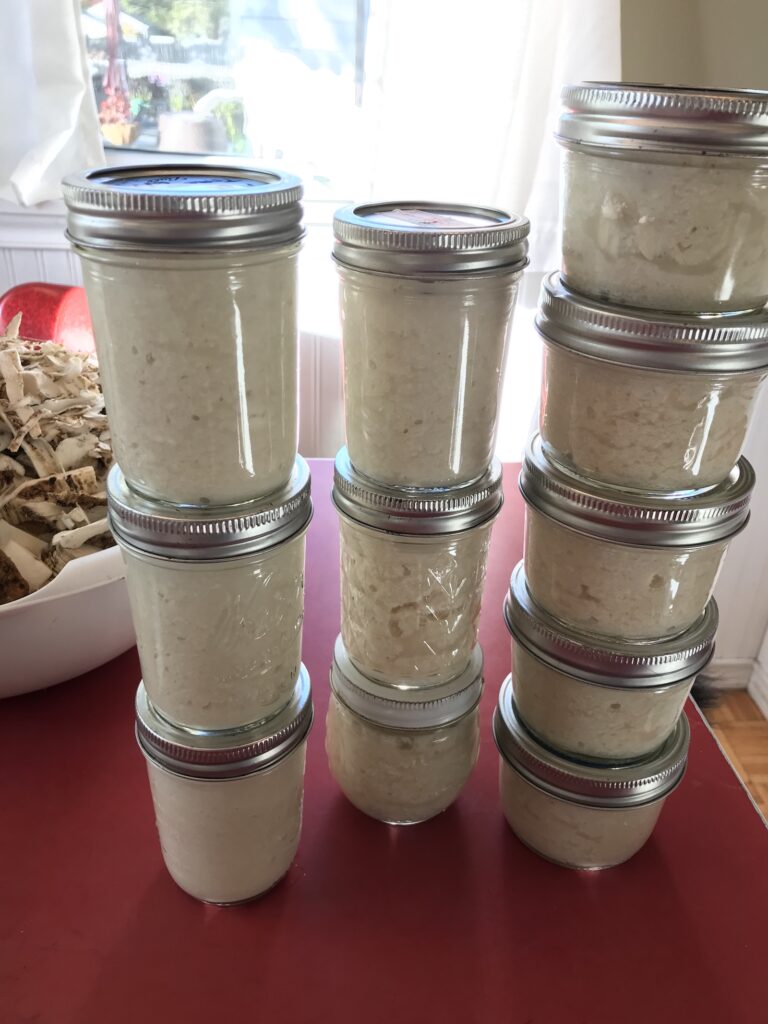 horseradish sauce jars