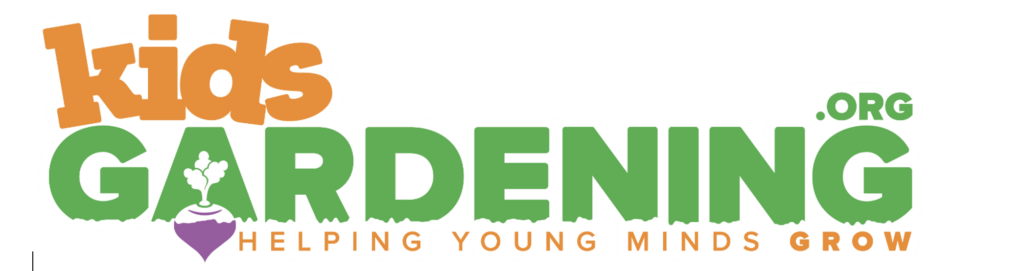 kids gardening logo