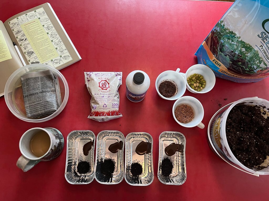 Adding compost to get started