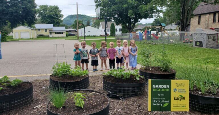 Garden in a Box children