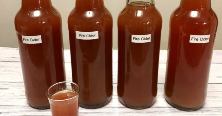 Bottled fire cider