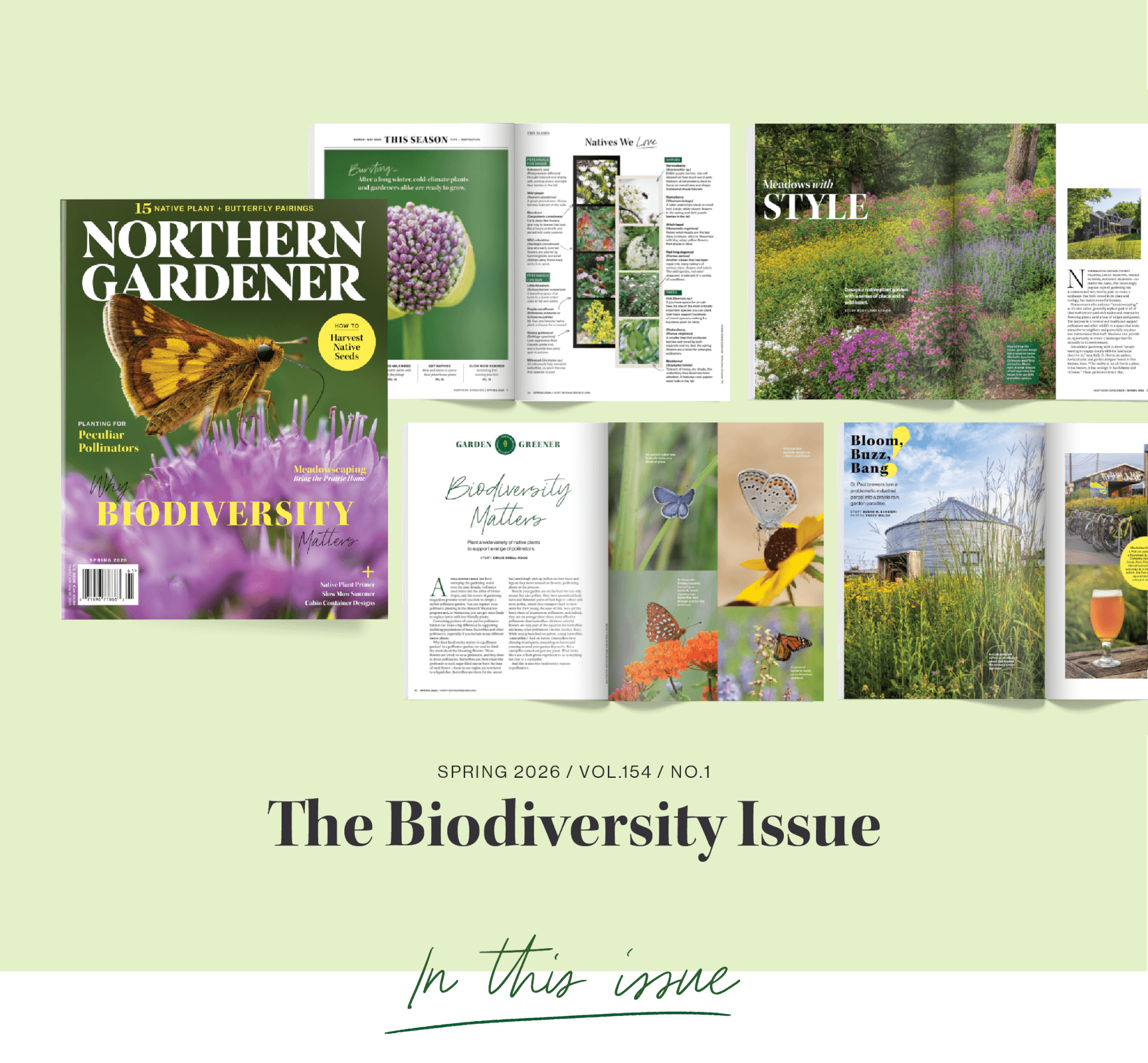 2026 Northern Gardener Spring Issue Hero