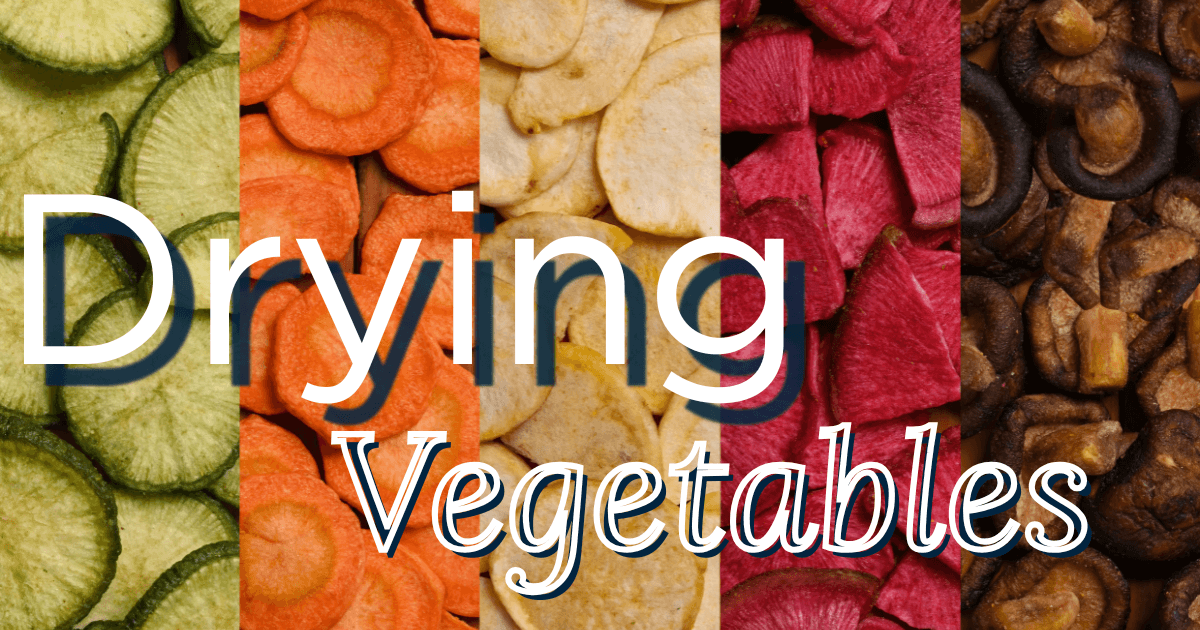 Drying vegetables